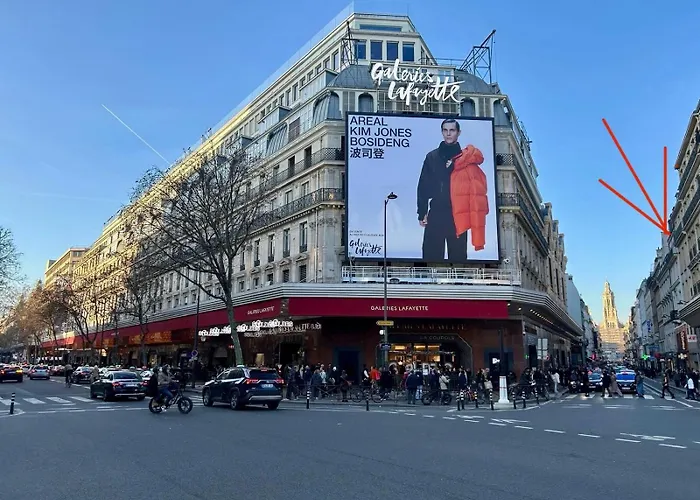 Lägenhet Galeries Lafayette, Opera, Elegant 2 Pieces Au Calme Paris